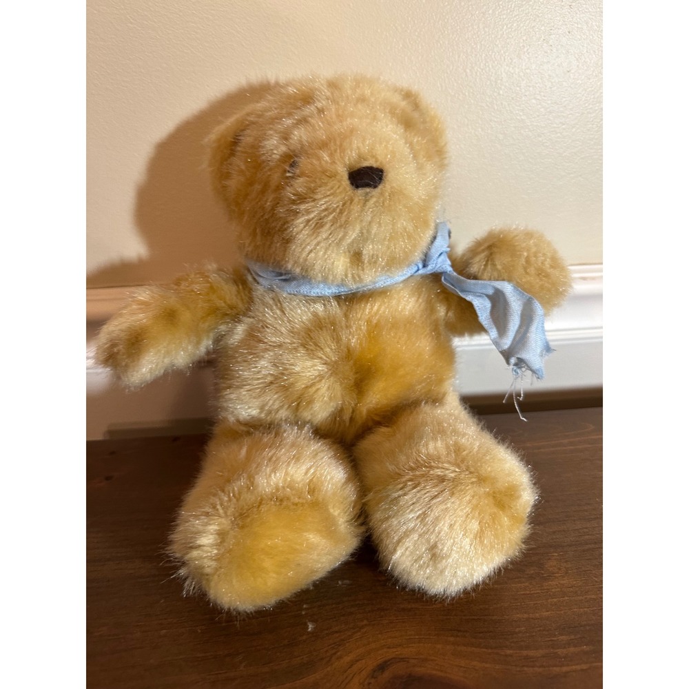 It's All Greek To Me Teddy Bear Plush Blue Scarf Stuffed Animal Toy